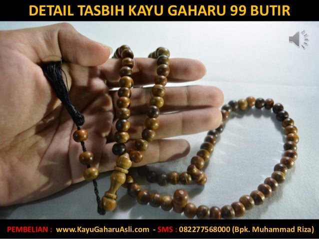 Khasiat Tasbih Kayu Gaharu