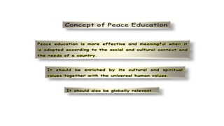 PEACE EDUCATION IN PAKISTAN, DEFINATION, ACTIVITIES, CURRICULUM FOR ...