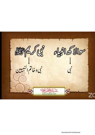 Khatm e nubuwwat lesson no 2