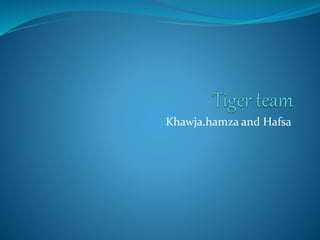 Khawja.hamza and Hafsa
 