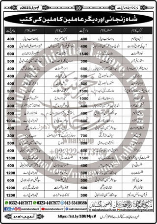 Monthly Khazina-e-Ruhaniyaat Apr'23 (Vol.13, Issue 12)