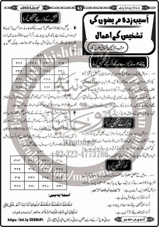 Monthly Khazina-e-Ruhaniyaat Apr'23 (Vol.13, Issue 12)