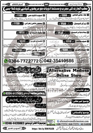 Monthly Khazina-e-Ruhaniyaat Apr'23 (Vol.13, Issue 12)