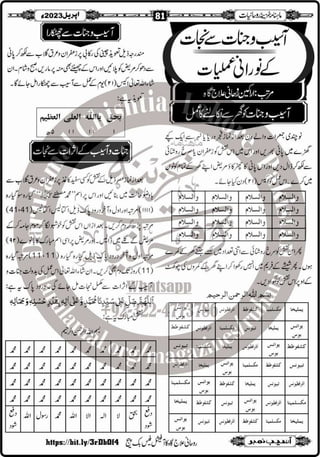 Monthly Khazina-e-Ruhaniyaat Apr'23 (Vol.13, Issue 12)
