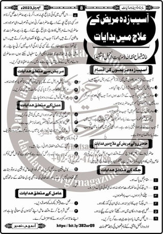 Monthly Khazina-e-Ruhaniyaat Apr'23 (Vol.13, Issue 12)