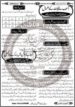 Monthly Khazina-e-Ruhaniyaat Apr'23 (Vol.13, Issue 12)