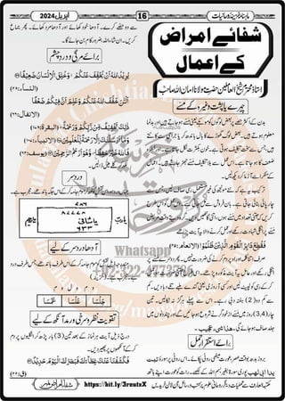 Monthly Khazina-e-Ruhaniyaat April’2024 (Vol.14, Issue 12)