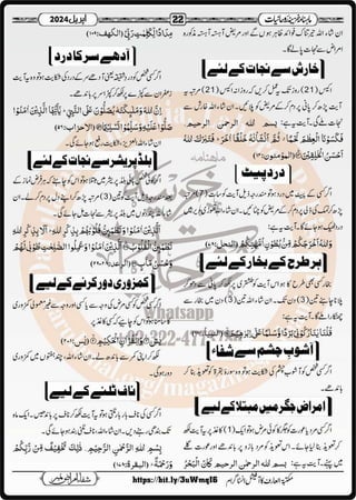 Monthly Khazina-e-Ruhaniyaat April’2024 (Vol.14, Issue 12)