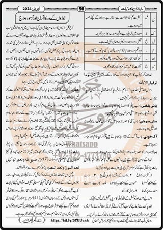 Monthly Khazina-e-Ruhaniyaat April’2024 (Vol.14, Issue 12)