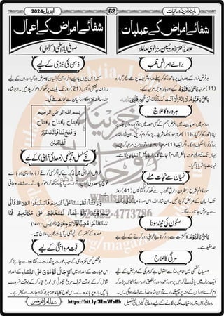 Monthly Khazina-e-Ruhaniyaat April’2024 (Vol.14, Issue 12)