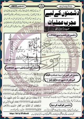 Monthly Khazina-e-Ruhaniyaat December'22 (Vol.13, Issue 8)