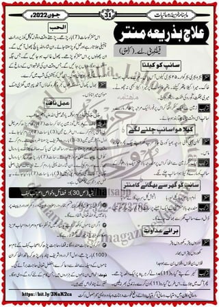 Monthly Khazina-e-Ruhaniyaat Jun'22 (Vol.13, Issue 2)
