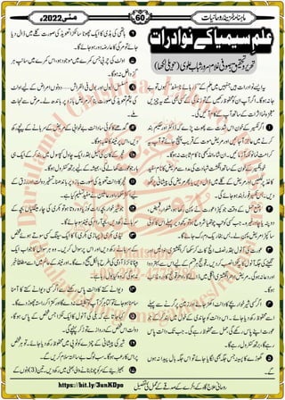 Monthly Khazina-e-Ruhaniyaat May'22 (Vol.13, Issue 1)