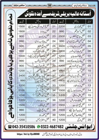 Monthly Khazina-e-Ruhaniyaat Sep’2024 (Vol.15, Issue 5)