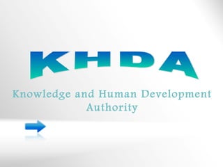 Knowledge and Human Development 
Authority 
 