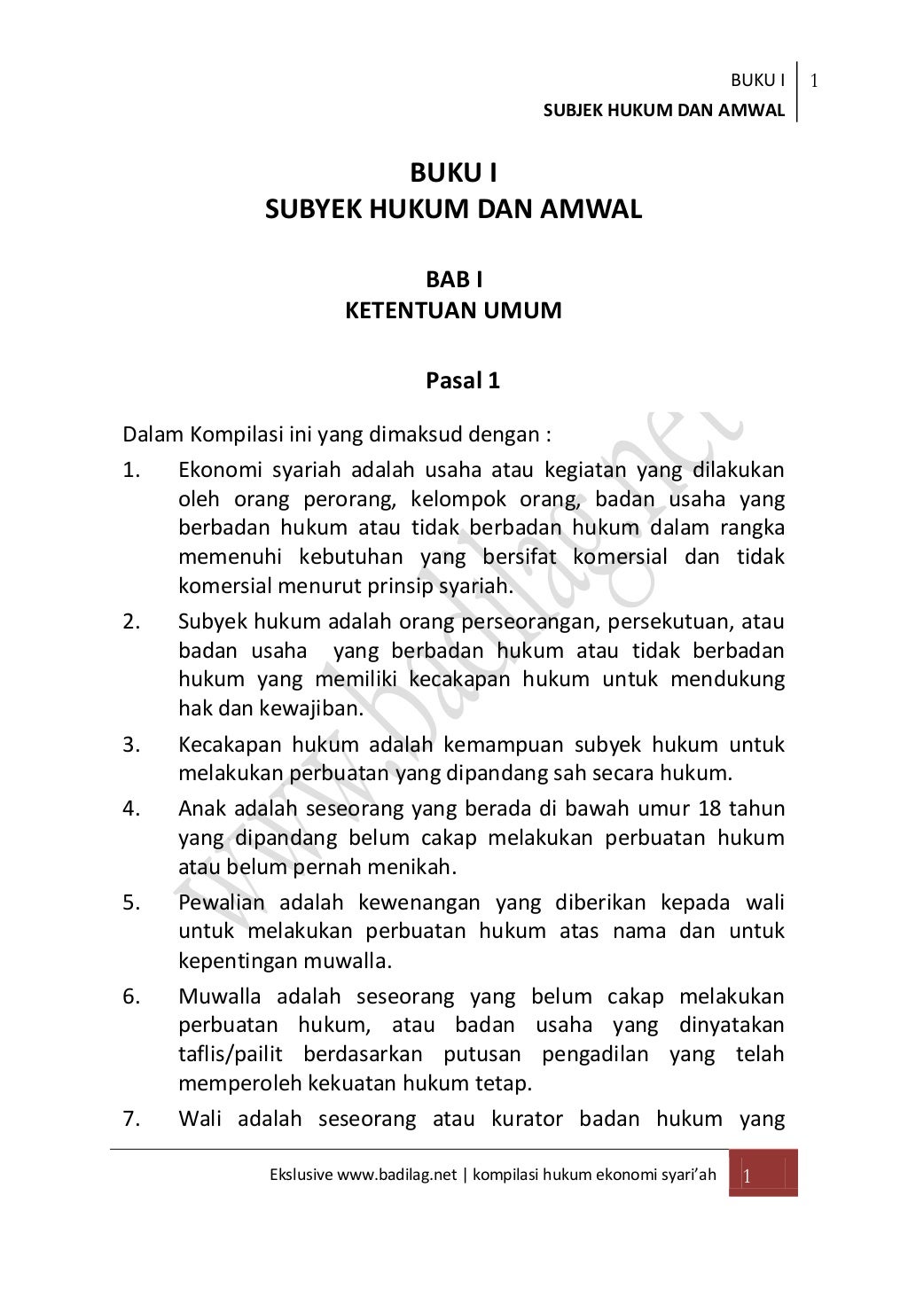 Kompilasi Hukum Ekonomi Syariah