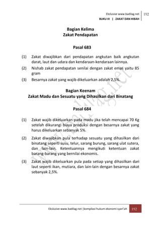 Kompilasi Hukum Ekonomi Syariah