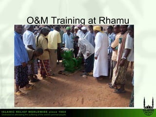 O&M Training at Rhamu
 