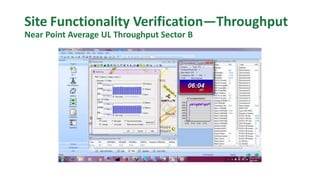 Site Functionality Verification—Throughput
Near Point Average UL Throughput Sector B
 