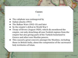 Khilafat movement in India # Indian History | PPTX