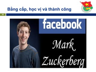 Bằng cấp, học vị và thành công
35
 