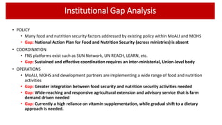 Linking Agriculture, Food Systems and Nutrition for Food and Nutrition Security in Myanmar 