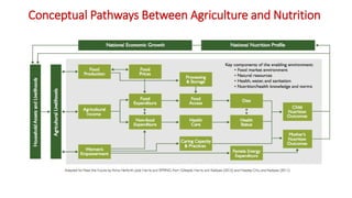 How to integrate Nutrition Information in
Agricultural Program?
 