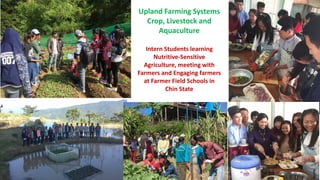 ICT based Knowledge Transfer System
• Innovation & Enhancing the Quality and Standard of Agricultural
Products
• Village l...