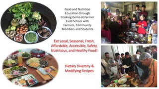 Linking Agriculture, Food Systems and Nutrition for Food and Nutrition Security in Myanmar 