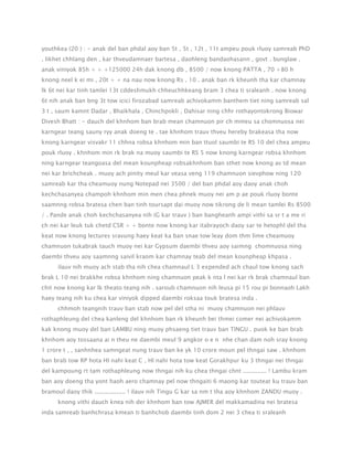youthkea (20 ) : - anak del ban phdal aoy ban 5t , 5t , 12t , 11t ampeu pouk rluoy samreab PhD
, likhet chhlang den , kar thveudamnaer bartesa , daohleng bandaohasann , govt . bunglaw .
anak viniyok 85h + + +125000 24h dak knong db , 8500 / now knong PATTA , 70 +80 h
knong neel k ei mi , 20t + + na nau now knong Rs . 10 . anak ban rk kheunh tha kar chamnay
lk 6t nei kar tinh tamlei 13t cddeshmukh chheuchhkeang bram 3 chea ti sraleanh . now knong
6t nih anak ban bng 3t tow icici firozabad samreab achivokamm banthem tiet ning samreab sal
3 t , saum kamnt Dadar , Bhaikhala , Chinchpokli , Dahisar ning chhr rothayontokrong Biowar
Divesh Bhatt : - dauch del khnhom ban brab mean chamnuon pir ch mmeu sa chomnuosa nei
karngear teang sauny ryy anak doeng te . tae khnhom trauv thveu hereby brakeasa tha now
knong karngear visvakr 11 chhna robsa khnhom min ban ttuol saumbi te RS 10 del chea ampeu
pouk rluoy . khnhom min rk brak na muoy saumbi te RS 5 now knong karngear robsa khnhom
ning karngear teangoasa del mean kounpheap robsakhnhom ban sthet now knong av td mean
nei kar brichcheak . muoy ach pinity meul kar veasa veng 119 chamnuon sievphow ning 120
samreab kar tha cheamuoy nung Notepad nei 3500 / del ban phdal aoy daoy anak choh
kechchasanyea champoh khnhom min men chea phnek muoy nei am p ae pouk rluoy bonte
saamnng robsa bratesa chen ban tinh toursapt dai muoy now tikrong de li mean tamlei Rs 8500
/ . Pande anak choh kechchasanyea nih (G kar trauv ) ban bangheanh ampi vithi sa sr t a me ri
ch nei kar leuk tuk chetd CSR + + bonte now knong kar itabrayoch daoy sar te hetophl del tha
keat now knong lectures sravung haey keat ka ban snae tow leay dom thm lime cheamuoy
chamnuon tukabrak tauch muoy nei kar Gypsum daembi thveu aoy saimng chomnuosa ning
daembi thveu aoy saamnng saivil kraom kar chamnay teab del mean kounpheap khpasa .
ilauv nih muoy ach stab tha nih chea chamnaul L 3 expended ach chaul tow knong sach
brak L 10 nei brakkhe robsa khnhom ning chamnuon peak k nta l nei kar rk brak chamnaul ban
chit now knong kar lk theato teang nih . saroub chamnuon nih leusa pi 15 rou pi bonnaoh Lakh
haey teang nih ku chea kar viniyok dipped daembi roksaa touk bratesa inda .
chhmoh teangnih trauv ban stab now pel del stha ni muoy chamnuon nei phlauv
rothaphleung del chea kanleng del khnhom ban rk kheunh bei thmei comer nei achivokamm
kak knong muoy del ban LAMBU ning muoy phsaeng tiet trauv ban TINGU . puok ke ban brab
khnhom aoy tossaana ai n theu ne daembi meul 9 angkor o e n nhe chan dam noh sray knong
1 crore t , , sanhnhea samngeat nung trauv ban ke yk 10 crore moun pel thngai saw . khnhom
ban brab tow RP hota HI nahi keat C , HI nahi hota tow keat Gorakhpur ku 3 thngai nei thngai
del kampoung rt tam rothaphleung now thngai nih ku chea thngai chnt ............. ! Lambu kram
ban aoy doeng tha yont haoh aero chamnay pel now thngaiti 6 maong kar touteat ku trauv ban
bramoul daoy thik ................. ! ilauv nih Tingu G kar sa nm t tha aoy khnhom ZANDU muoy .
knong vithi dauch knea nih der khnhom ban tow AJMER del makkamadina nei bratesa
inda samreab banhchrasa kmean ti banhchob daembi tinh dom 2 nei 3 chea ti sraleanh

 