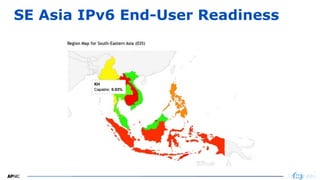 5
5
SE Asia IPv6 End-User Readiness
 