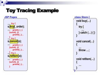 Introduction to AOP, AspectJ, and Explicit Join Points