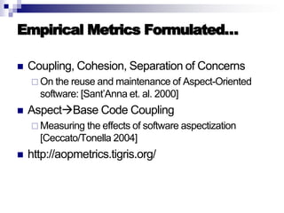 Introduction to AOP, AspectJ, and Explicit Join Points