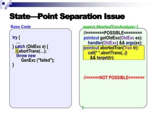 Introduction to AOP, AspectJ, and Explicit Join Points