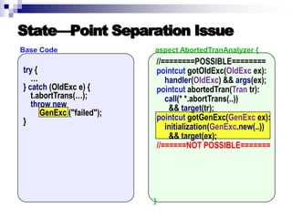 Introduction to AOP, AspectJ, and Explicit Join Points