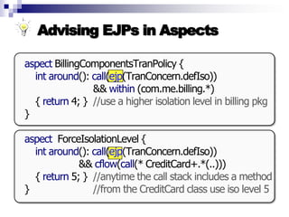 Introduction to AOP, AspectJ, and Explicit Join Points