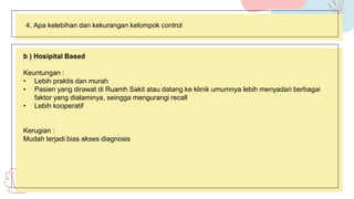 perbedaan case sectional dan case control | PPTX