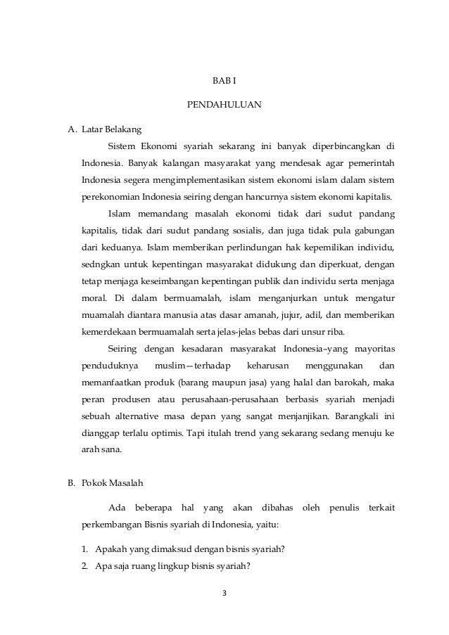 Perkembangan Bisnis Syariah Ke Depan Dan Prospek Wisata Syariah