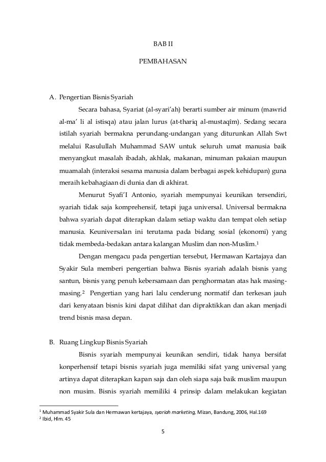 Perkembangan Bisnis Syariah Ke Depan Dan Prospek Wisata Syariah
