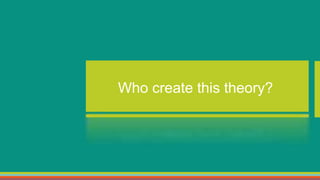Who create this theory?
 