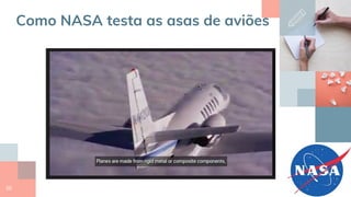 20
Como NASA testa as asas de aviões
 