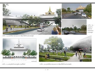 ภาพที่ ๓ - ๑๙ แสดงทัศนียภาพตามแนวทางการพัฒนาพื้นที่บริเวณย่านเศรษฐกิจ
ภาพที่ ๓ - ๒๑
(บนและล่าง)
แสดงสภาพ
ปัจจุบันบริเวณ
ย่านเศรษฐกิจ
ภาพที่ ๓ - ๒๐ แสดงรูปตัดบริเวณประตูเมือง ถนนศรีจันทร์ ภาพที่ ๓ – ๒๒ แสดงทัศนียภาพตามแนวทางการพัฒนาพื้นที่บริเวณย่านเศรษฐกิจ
๓ - ๑๗
 