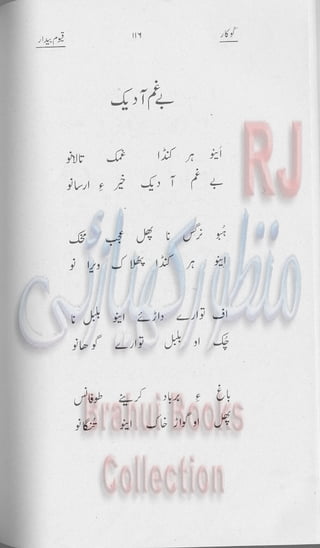 Khookar ؓBrahui Book کوکار نوشتہ عبدلاقیوم بیدار
