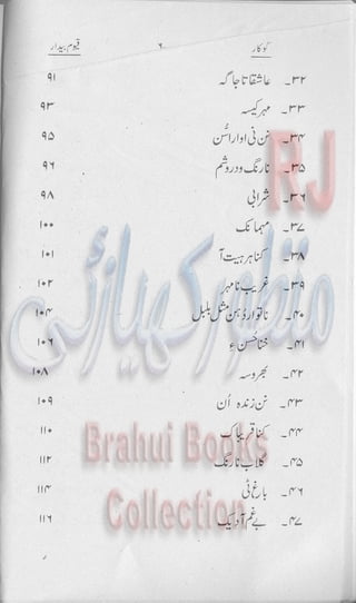 Khookar ؓBrahui Book کوکار نوشتہ عبدلاقیوم بیدار