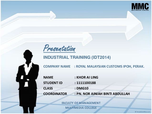semester 7 industrial training final presentation training presentation