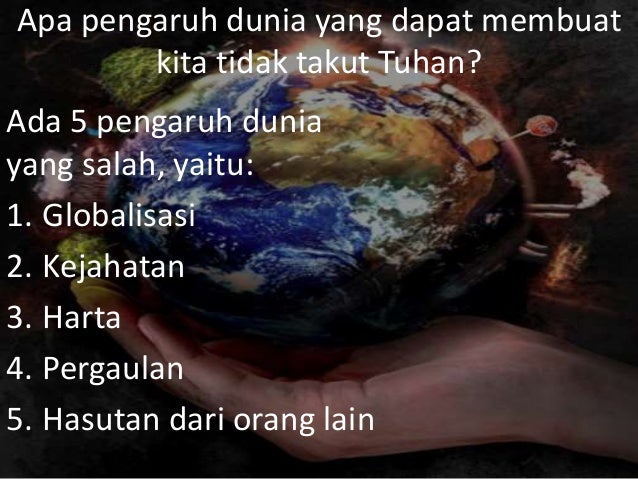 Khotbah Takut akan Tuhan