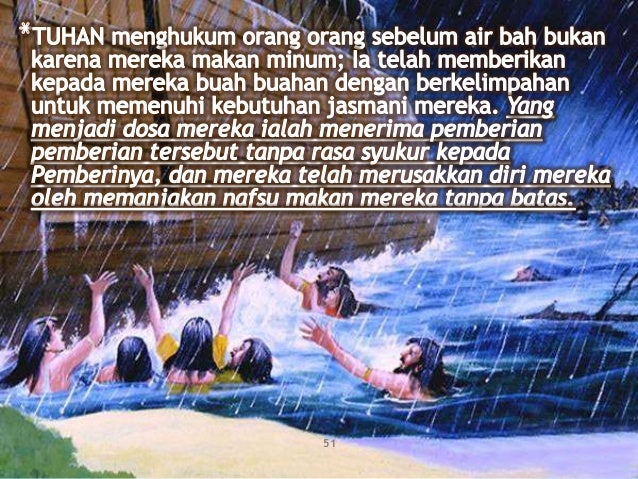 Khotbah Rohani tentang Nabi Nuh Hanya 8 Orang