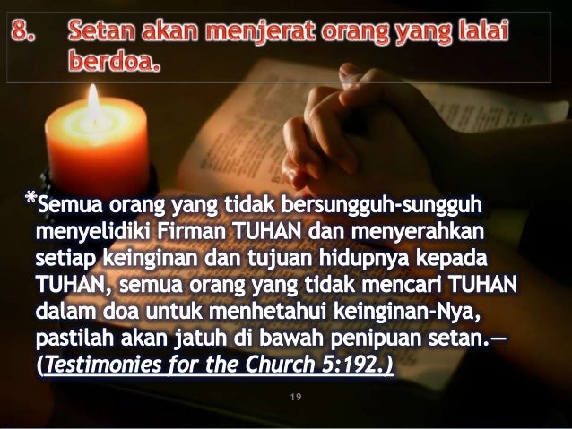 Khotbah Efesus 4 17 24 Khotbah sabat tentang doa dari kutipan kutipan roh nubuat condensed