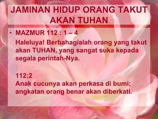 Khotbah takut akan tuhan akhir | PPTX