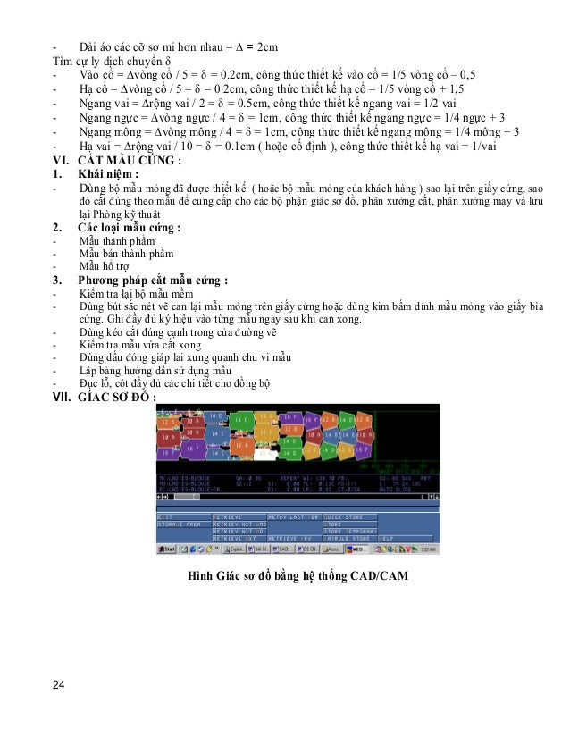 [Kho tài liệu ngành may]  bài giảng môn học công nghệ may   quy trình… slideshare